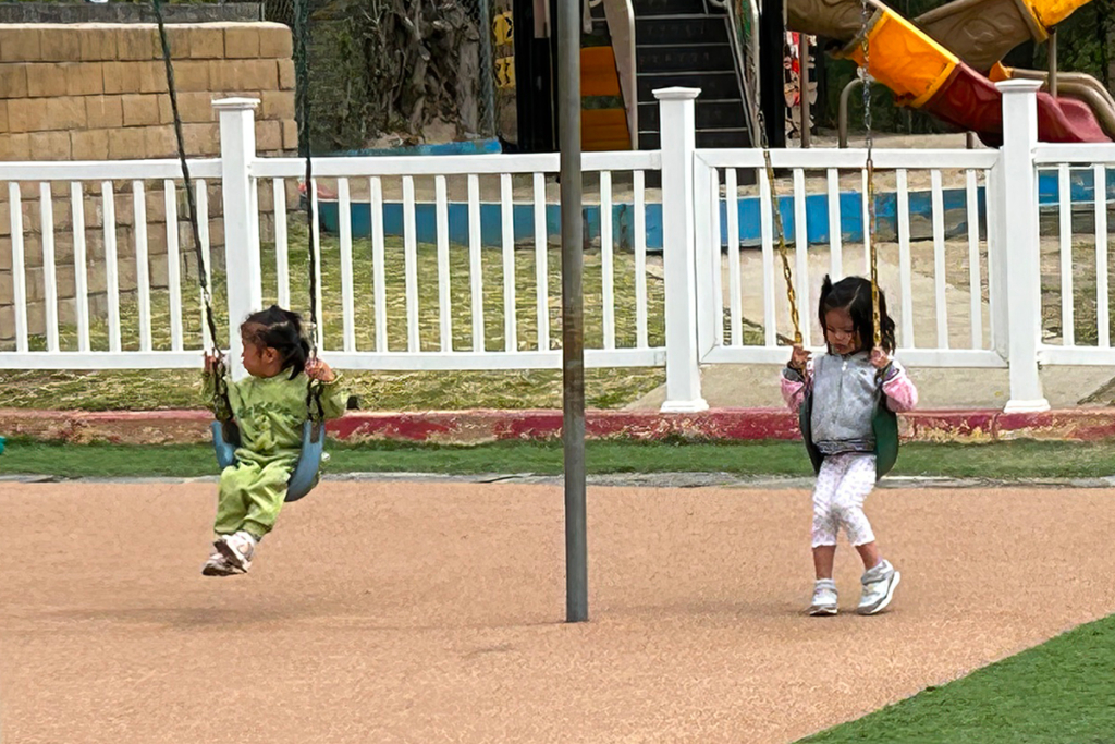 An Outdoor Play Area & Garden Enhance Physical Development